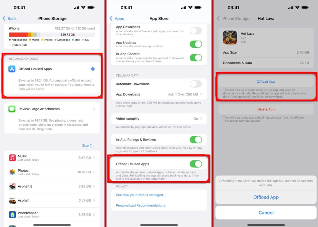 Offload Apps