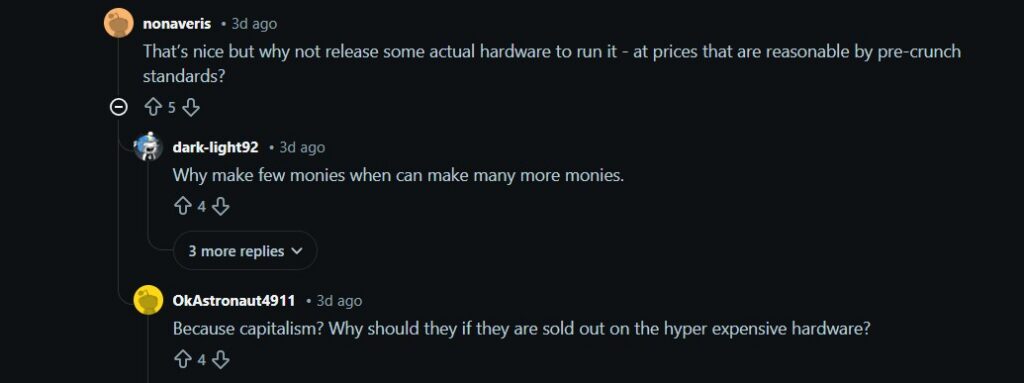 Nvidia Comment 3