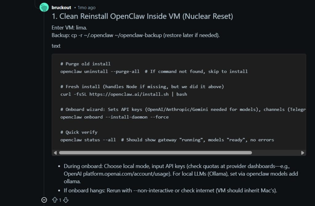 Verify With Openclaw Status